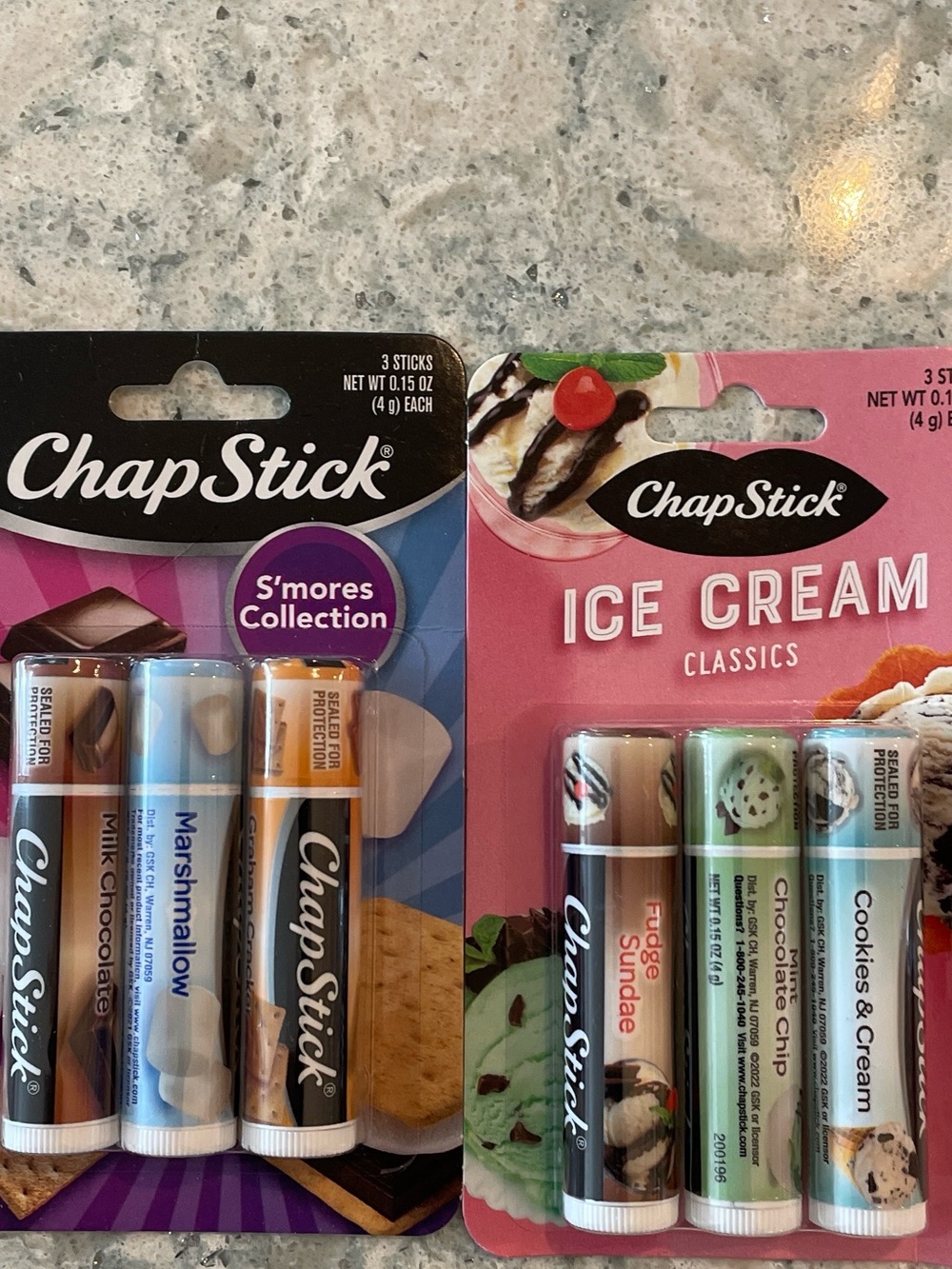 Two- 3 Packs of Chapstick Collections